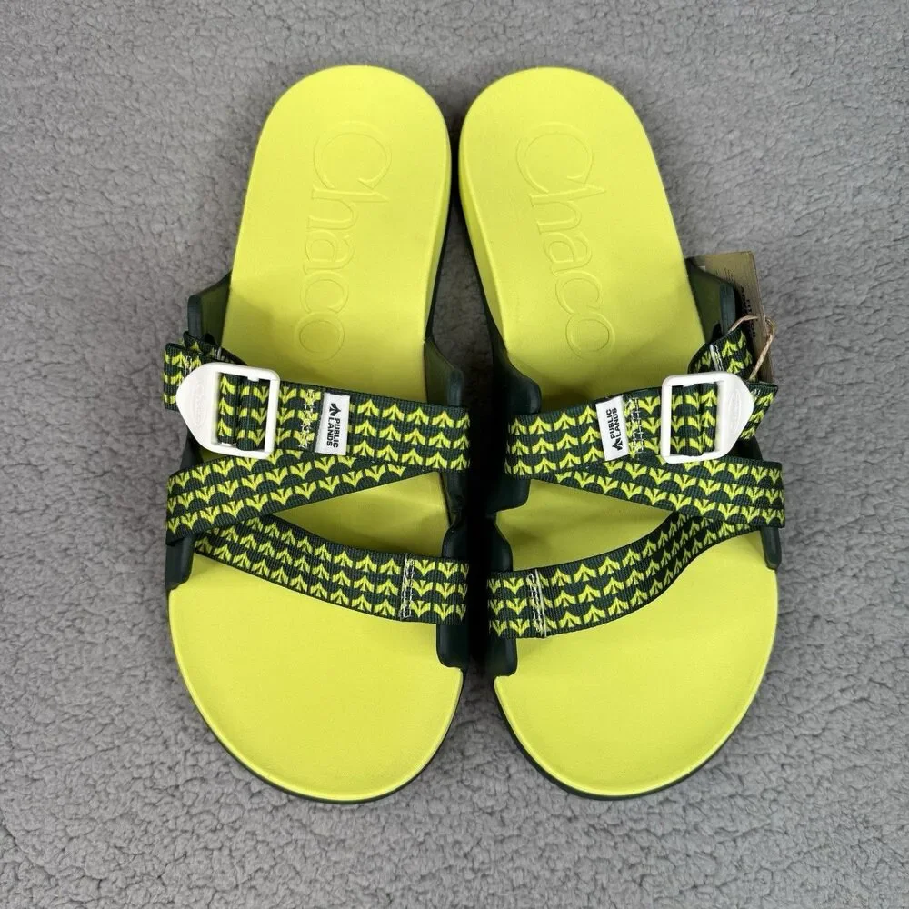Chaco Chillos Slide Sandals Mens Size 15 Public Lands Evergreen Brand New In Box